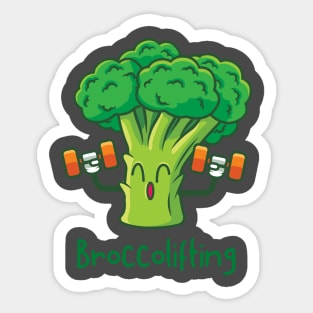 Broccolifting Sticker